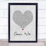 SWV Can We Grey Heart Song Lyric Quote Music Print