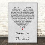 Lady Gaga Dance In The Dark Grey Heart Song Lyric Quote Print