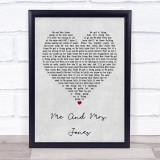 Billy Paul Me And Mrs Jones Grey Heart Quote Song Lyric Print