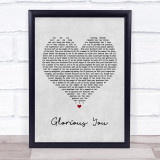 Frank Turner Glorious You Grey Heart Quote Song Lyric Print