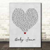 Rod Stewart Baby Jane Grey Heart Quote Song Lyric Print