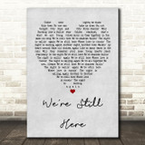 Steve Perry We're Still Here Grey Heart Song Lyric Print
