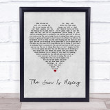 Britt Nicole The Sun Is Rising Grey Heart Song Lyric Print
