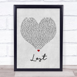 Dermot Kennedy Lost Grey Heart Song Lyric Print