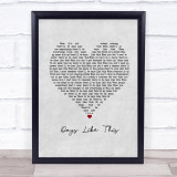 Van Morrison Days Like This Grey Heart Song Lyric Print