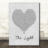 Common The Light Grey Heart Song Lyric Print