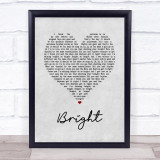Echosmith Bright Grey Heart Song Lyric Print