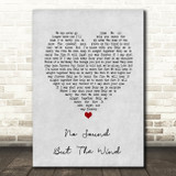 Editors No Sound But The Wind Grey Heart Song Lyric Print