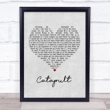 Jack Savoretti Catapult Grey Heart Song Lyric Print
