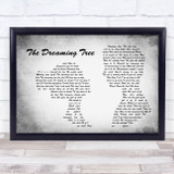 Dave Matthews Band The Dreaming Tree Man Lady Couple Grey Song Lyric Print