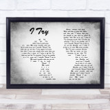 Macy Gray I Try Man Lady Couple Grey Song Lyric Print