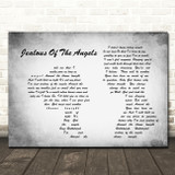 Katherine Jenkins Jealous Of The Angels Man Lady Couple Grey Song Lyric Print
