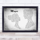 Craig David Magic Man Lady Couple Grey Song Lyric Print
