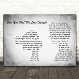 Elton John Can You Feel The Love Tonight Grey Man Lady Couple Song Lyric Print