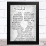 Dermot Kennedy Outnumbered Lesbian Women Gay Brides Couple Wedding Grey Song Lyric Music Art Print