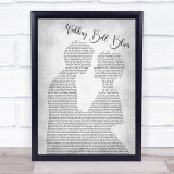 The 5th Dimension Wedding Bell Blues Man Lady Bride Groom Wedding Grey Song Lyric Print