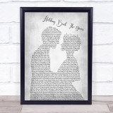 Simply Red Holding Back The Years Man Lady Bride Groom Wedding Grey Song Print