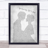 Frank Sinatra You Make Me Feel So Young Grey Song Man Lady Bride Groom Print