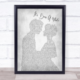 Staind It's Been A While Grey Song Lyric Man Lady Bride Groom Wedding Print