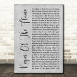 Miranda Lambert Keeper Of The Flame Grey Rustic Script Song Lyric Wall Art Print