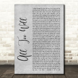 Taylor Swift All Too Well Grey Rustic Script Song Lyric Quote Music Print