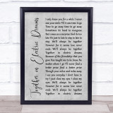 Philip Oakey & Giorgio Moroder Together in Electric Dreams Script Grey Print