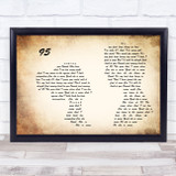 Picture This 95 Man Lady Couple Song Lyric Print