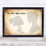 Nahko & Medicine For The People Tus Pies Your Feet Couple Song Lyric Quote Print