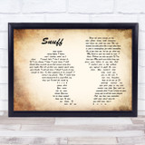 Slipknot Snuff Man Lady Couple Song Lyric Quote Print