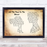 Boyzone All The Time In The World Man Lady Couple Song Lyric Print