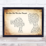 Elton John Can You Feel The Love Tonight Man Lady Couple Song Lyric Print