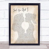 Tom Walker Just You And I Lesbian Women Gay Brides Couple Wedding Song Lyric Print