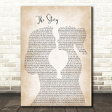 Brandi Carlile The Story Lesbian Women Gay Brides Couple Wedding Song Lyric Music Art Print