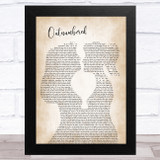 Dermot Kennedy Outnumbered Lesbian Women Gay Brides Couple Wedding Song Lyric Music Art Print