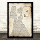 Ed Sheeran Thinking Out Loud Lesbian Couple Two Ladies Dancing Song Lyric Music Art Print