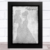 JP Cooper Masterpiece Lesbian Couple Two Ladies Dancing Grey Song Lyric Music Art Print