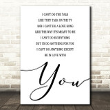 Dire Straits Romeo & Juliet Song Lyric Quote Print