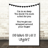 The Cranberries Linger Song Lyric Quote Print