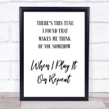 Arctic Monkeys Do I Wanna Know Tune Song Lyric Quote Print