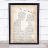 Stephanie Mills Never Knew Love Like This Before Man Lady Bride Groom Wedding Song Lyric Wall Art Print