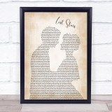 Adam Levine Lost Stars Man Lady Bride Groom Wedding Song Lyric Quote Print