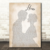 Depeche Mode Home Man Lady Bride Groom Wedding Song Lyric Quote Print