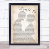 Granger Smith Happens Like That Man Lady Bride Groom Wedding Song Lyric Print