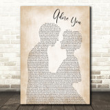 Miley Cyrus Adore You Man Lady Bride Groom Wedding Song Lyric Quote Print