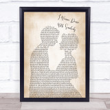 Whitney Houston I Wanna Dance With Somebody Man Lady Bride Groom Wedding Song Lyric Quote Print