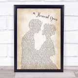 Christina Perri A Thousand Years Song Lyric Man Lady Bride Groom Wedding Print