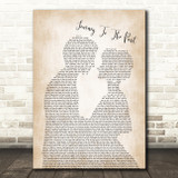 Liz Callaway Journey To The Past Man Lady Bride Groom Wedding Song Lyric Print