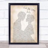 Elvis Presley Can't Help Falling In Love Song Lyric Man Lady Wedding Print