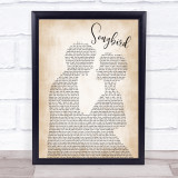 Eva Cassidy Songbird Song Lyric Man Lady Bride Groom Wedding Print