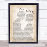 Newton Faulkner Dream Catch Me Man Lady Bride Groom Wedding Print